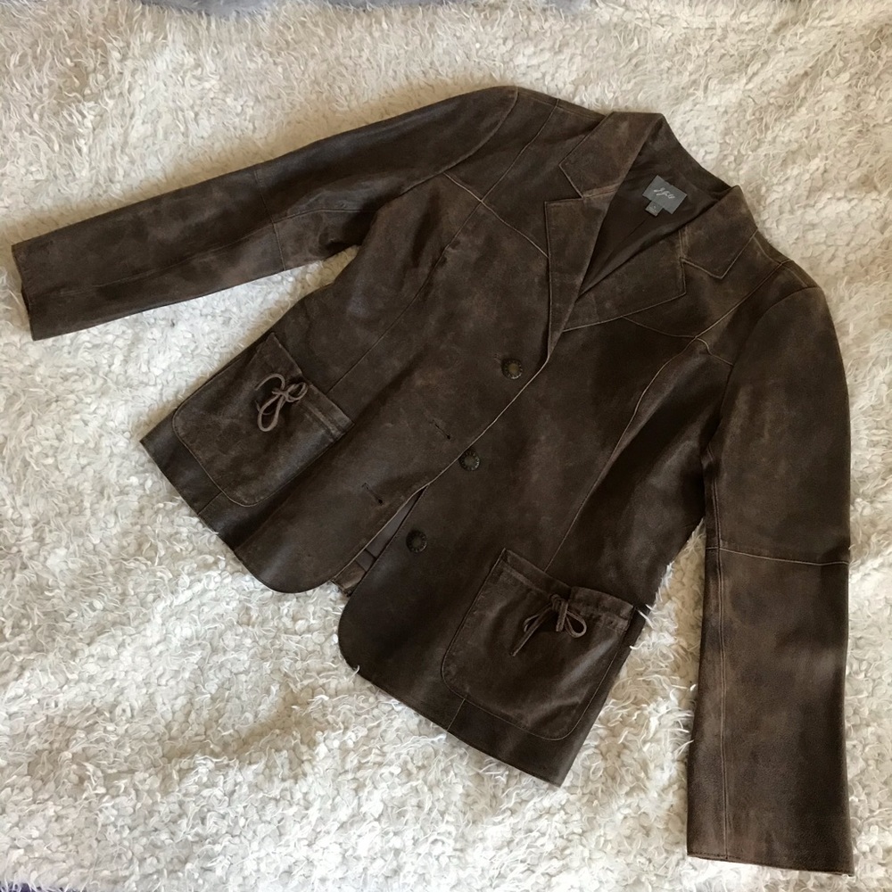 Women's Brown Leather Jacket
